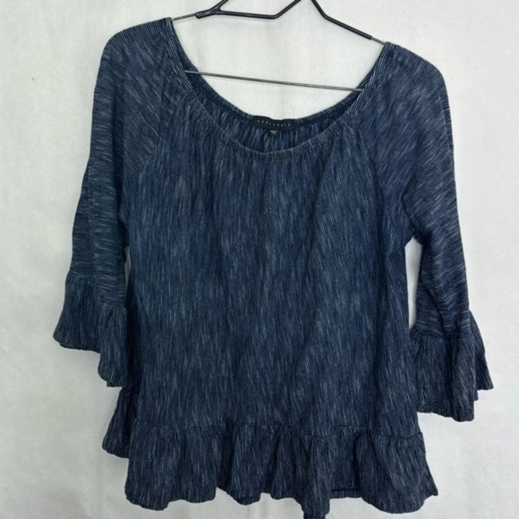 5/$25 Sanctuary blouse blue medium - Picture 1 of 3